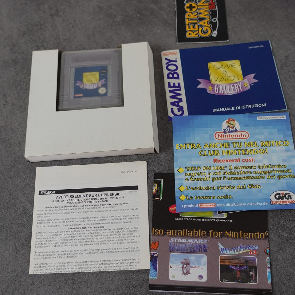 Vendita Game & Watch Gallery - Retrogaming Shop