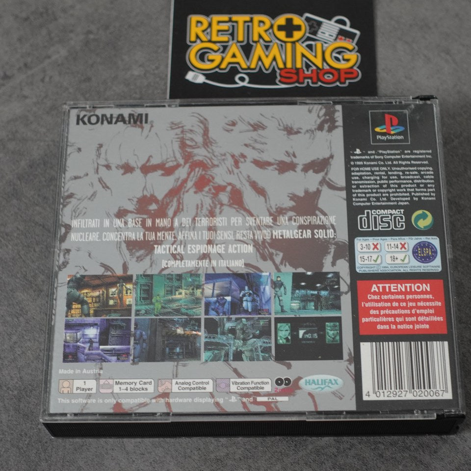 Vendita Metal Gear Solid + Demo Silent Hill - Retrogaming Shop