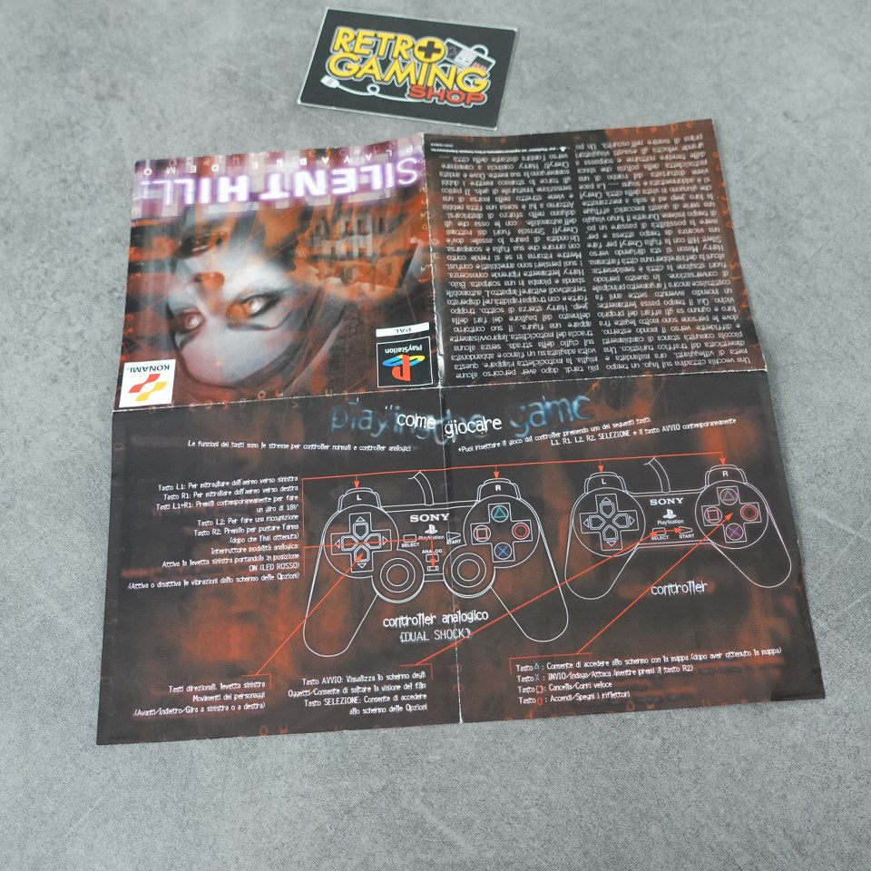 Vendita Metal Gear Solid + Demo Silent Hill - Retrogaming Shop