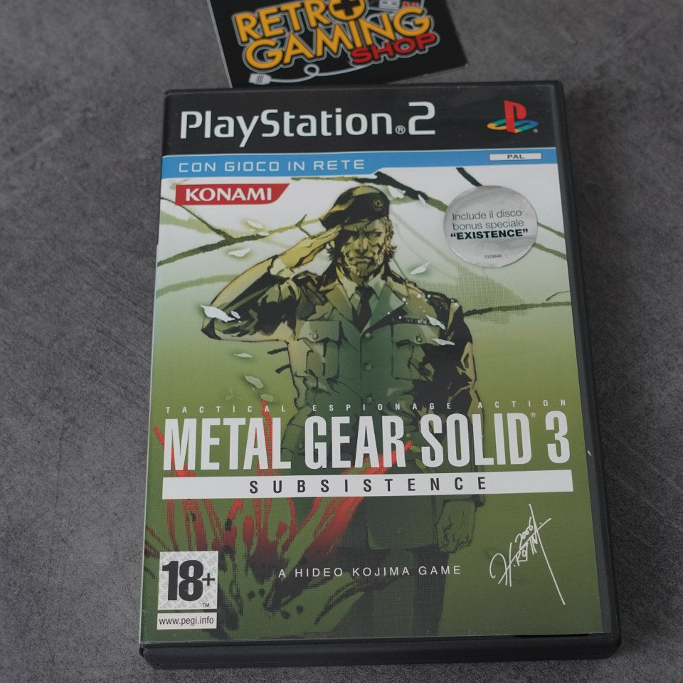 Vendita Metal Gear Solid 3: Subsistence - Retrogaming Shop
