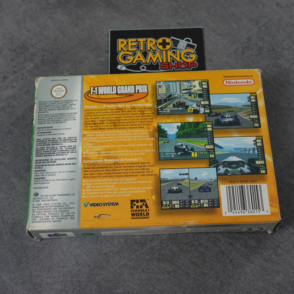 Vendita F-1 World Grand Prix - Retrogaming Shop