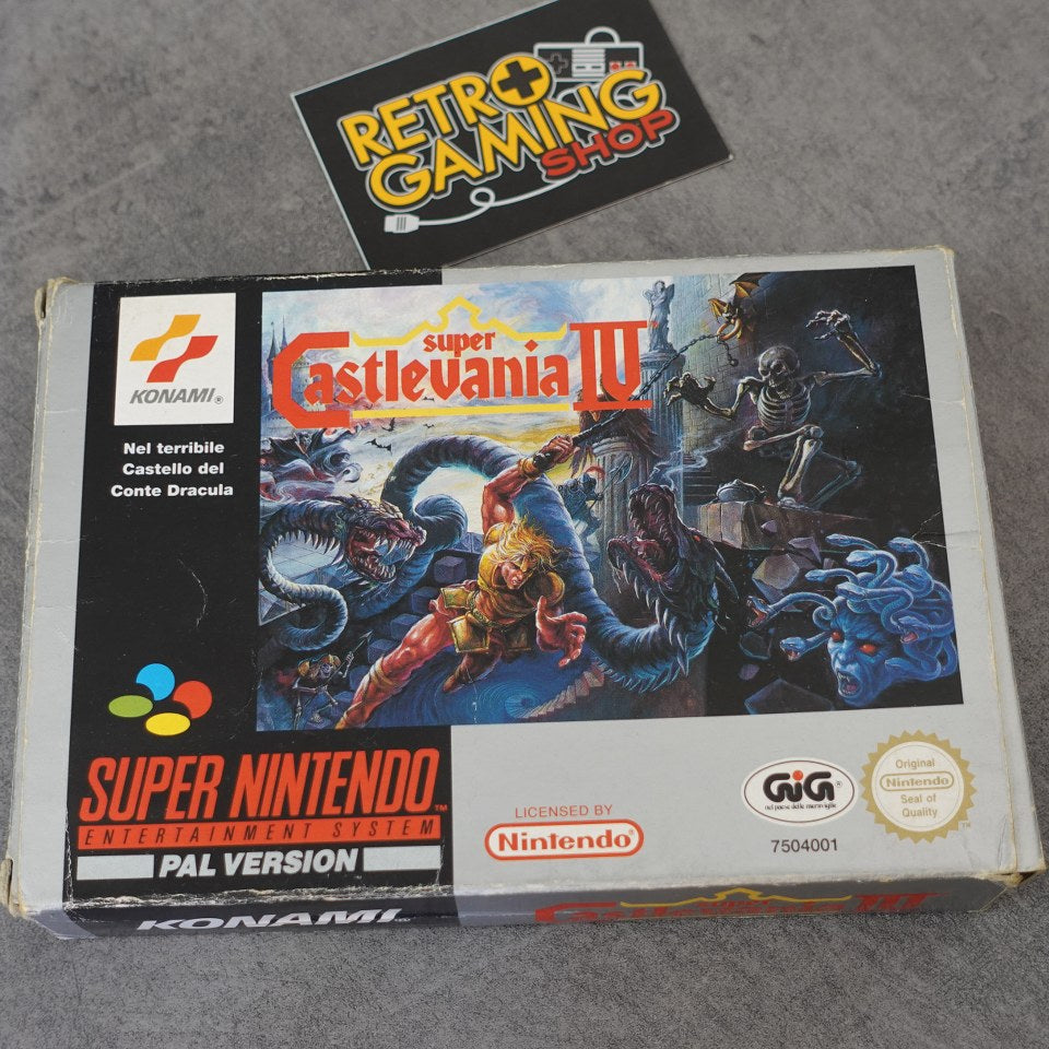 Vendita Super Castlevania IV 4 Gig - Retrogaming Shop