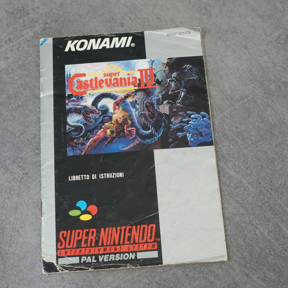Vendita Super Castlevania IV 4 Gig - Retrogaming Shop