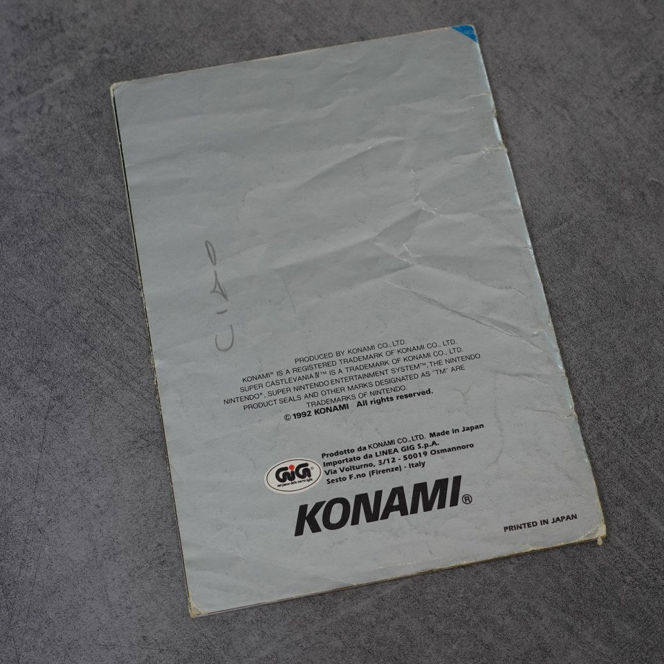 Vendita Super Castlevania IV 4 Gig - Retrogaming Shop