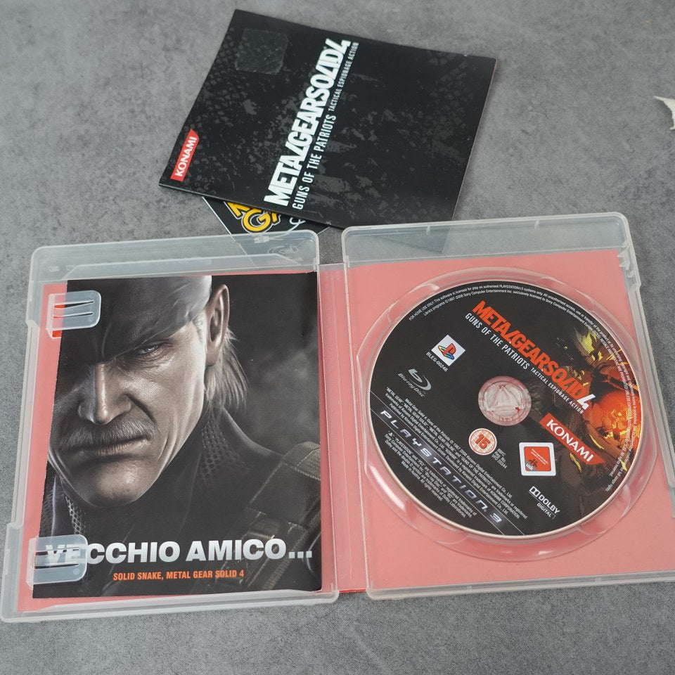 Vendita Metal Gear Solid 4: Guns Of the Patriots - Retrogaming Shop