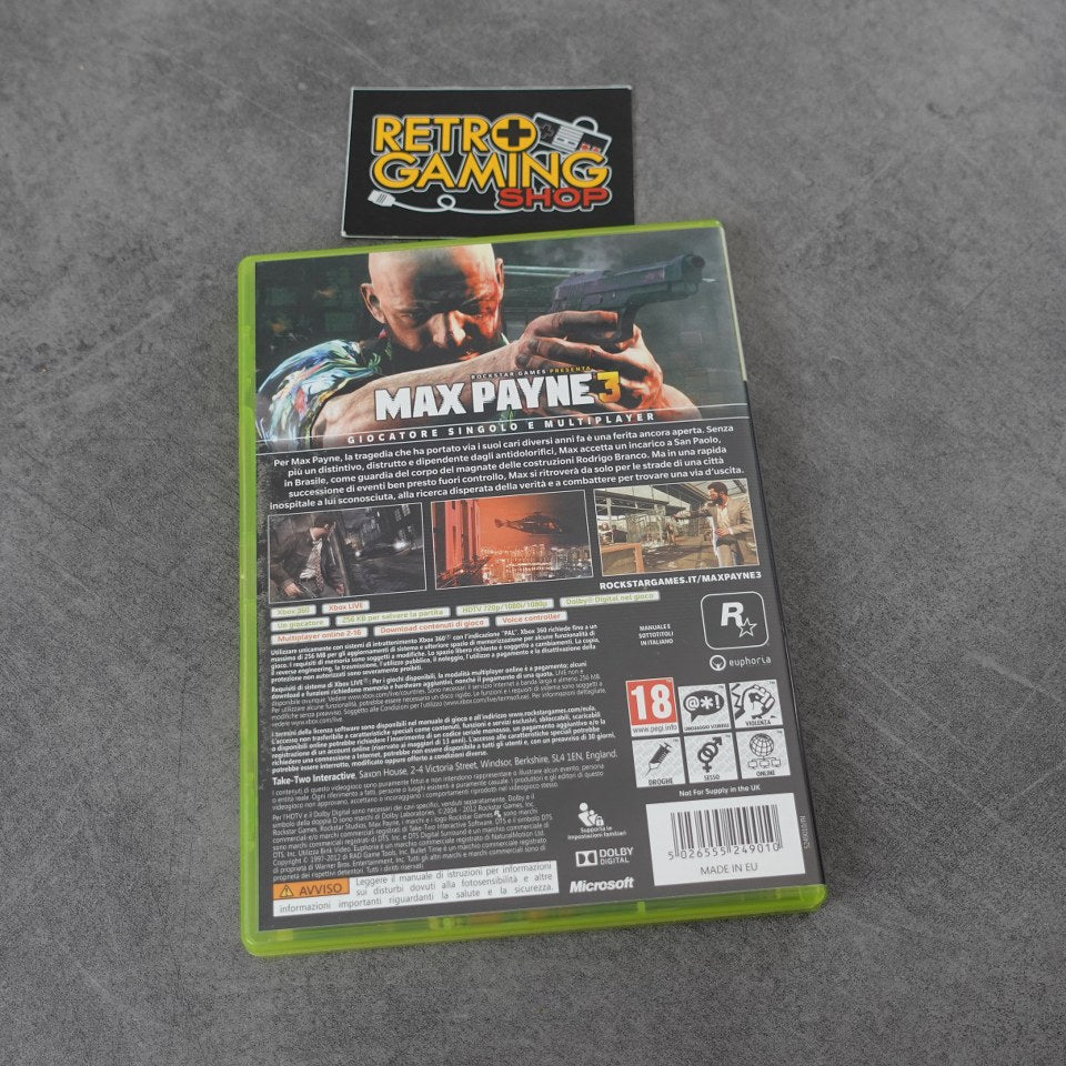 Vendita Max Payne 3 - Retrogaming Shop