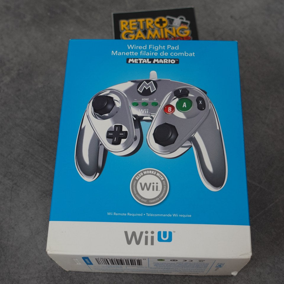 Vendita Wired Fight Pad Metal Mario Nuovo - Retrogaming Shop