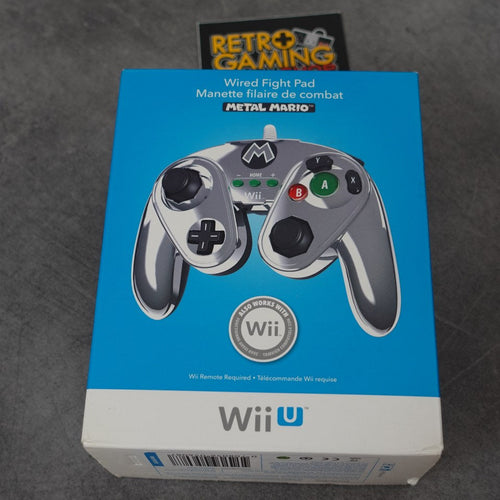 Vendita Wired Fight Pad Metal Mario Nuovo - Retrogaming Shop