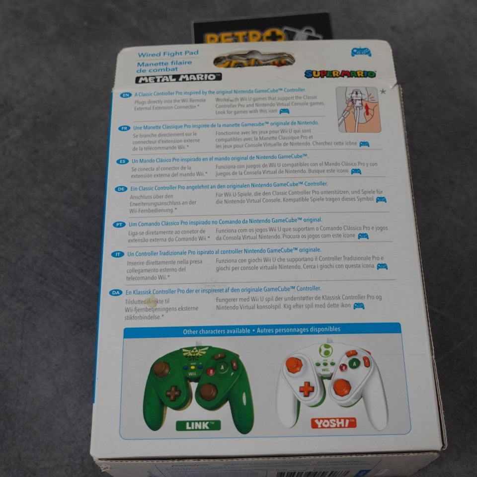 Vendita Wired Fight Pad Metal Mario Nuovo - Retrogaming Shop
