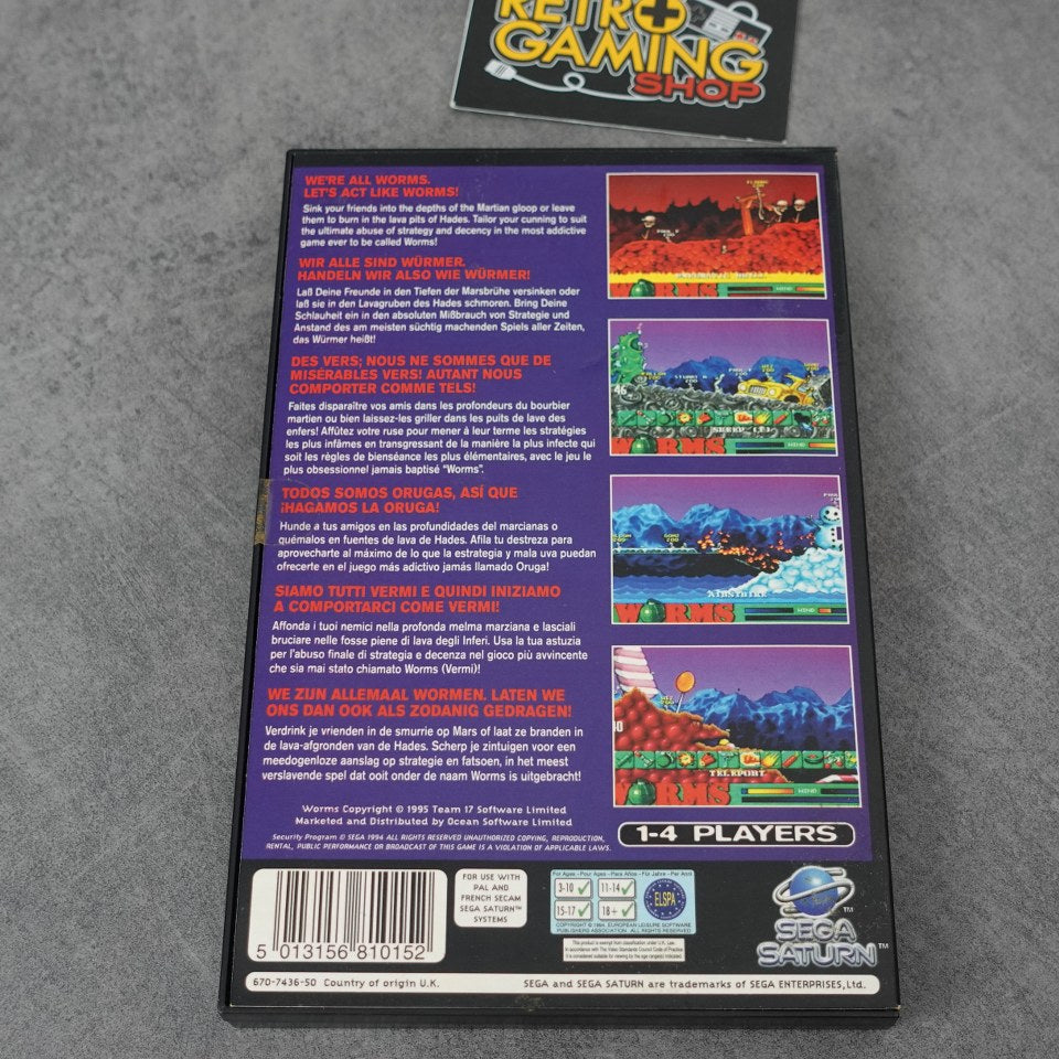 Vendita Worms - Retrogaming Shop