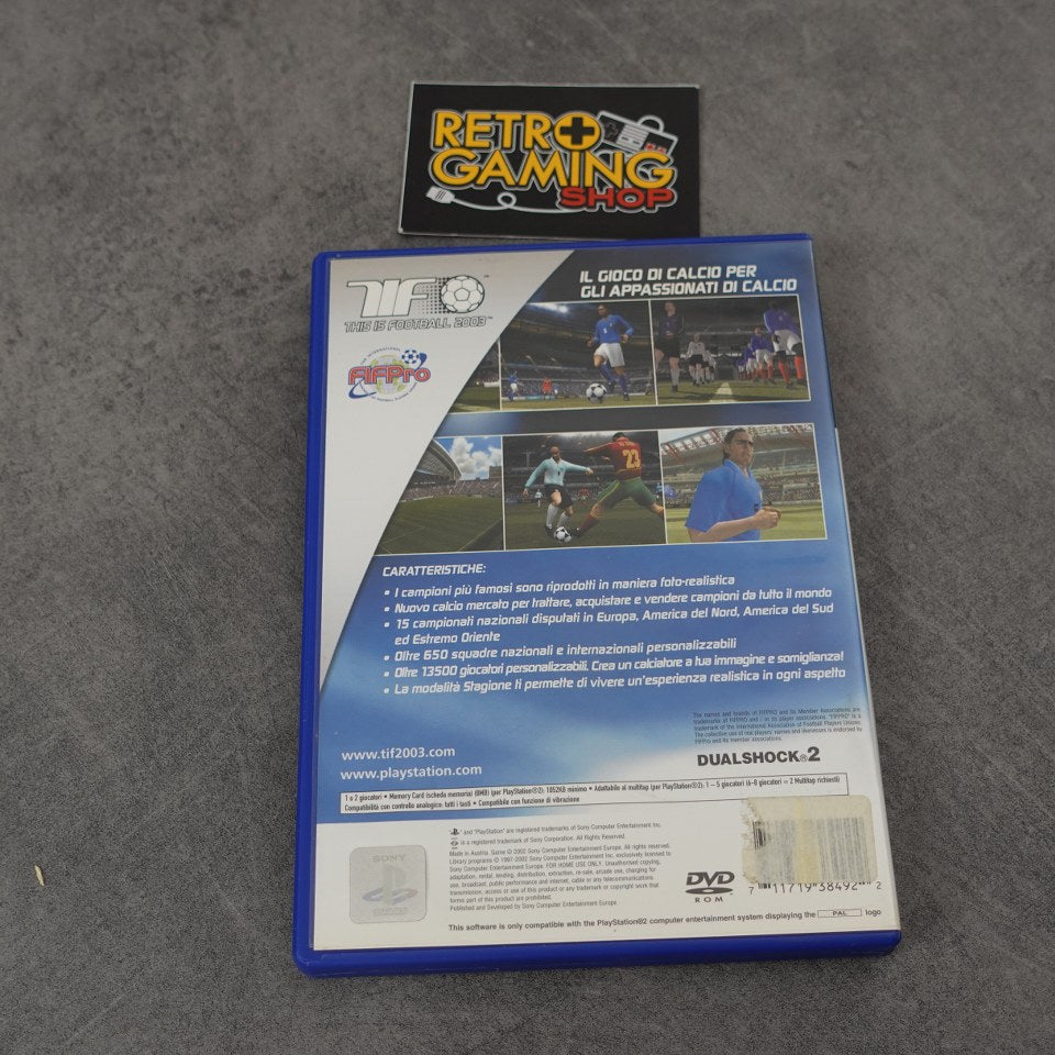 Vendita This is Football 2003 Versione noleggio - Retrogaming Shop