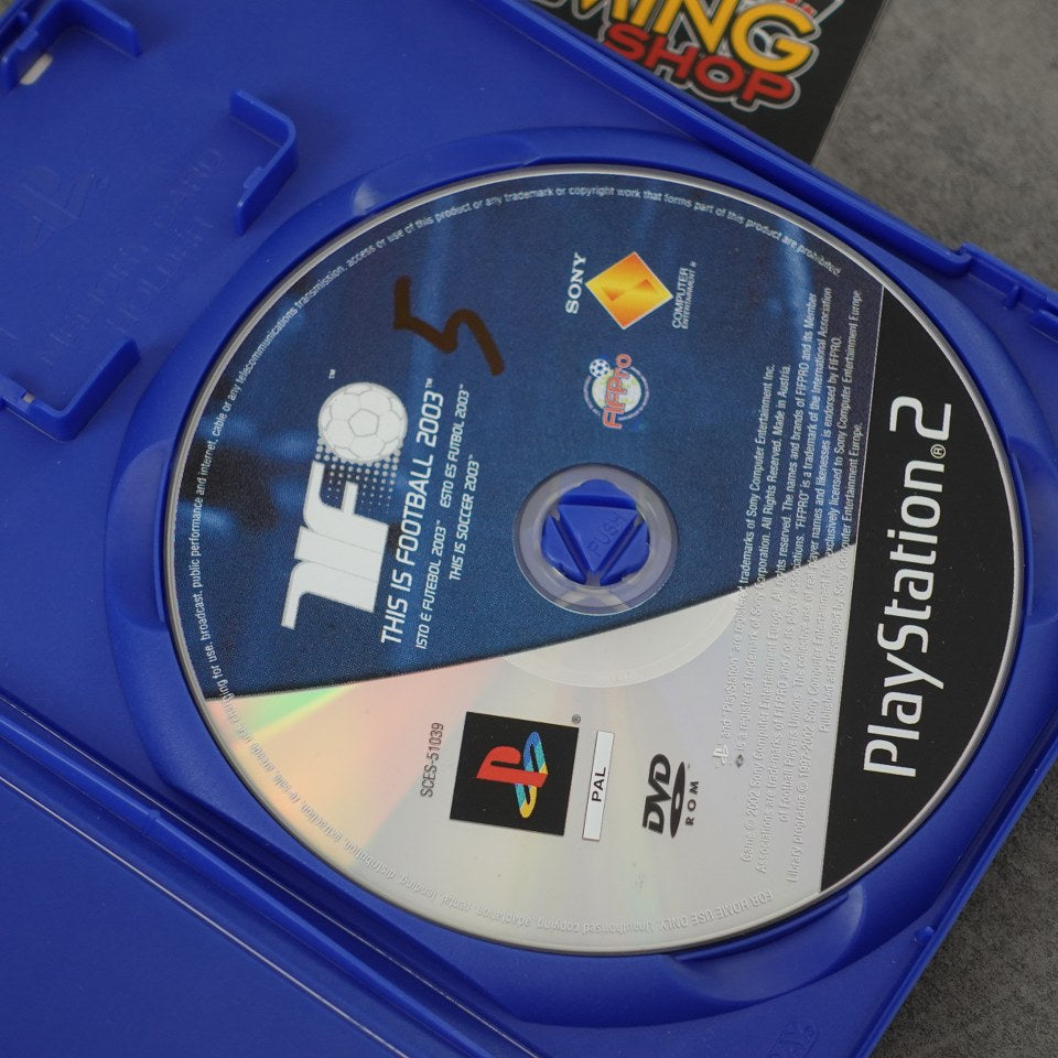 Vendita This is Football 2003 Versione noleggio - Retrogaming Shop