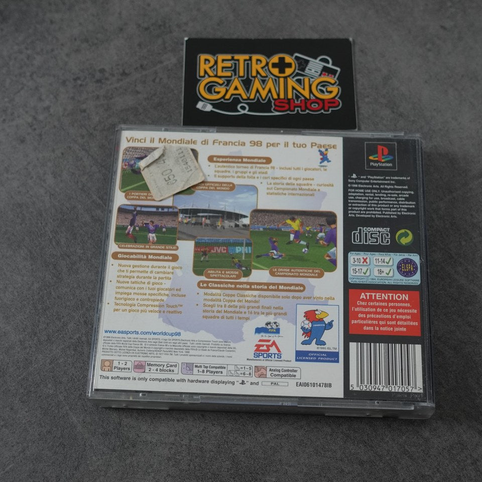 Vendita World Cup 98 Coppa del Mondo - Retrogaming Shop