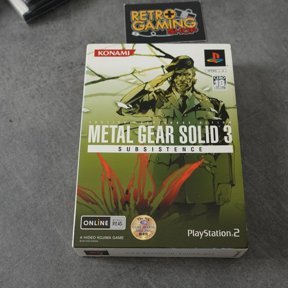 Vendita Metal Gear Solid 3: Subsistence - Retrogaming Shop