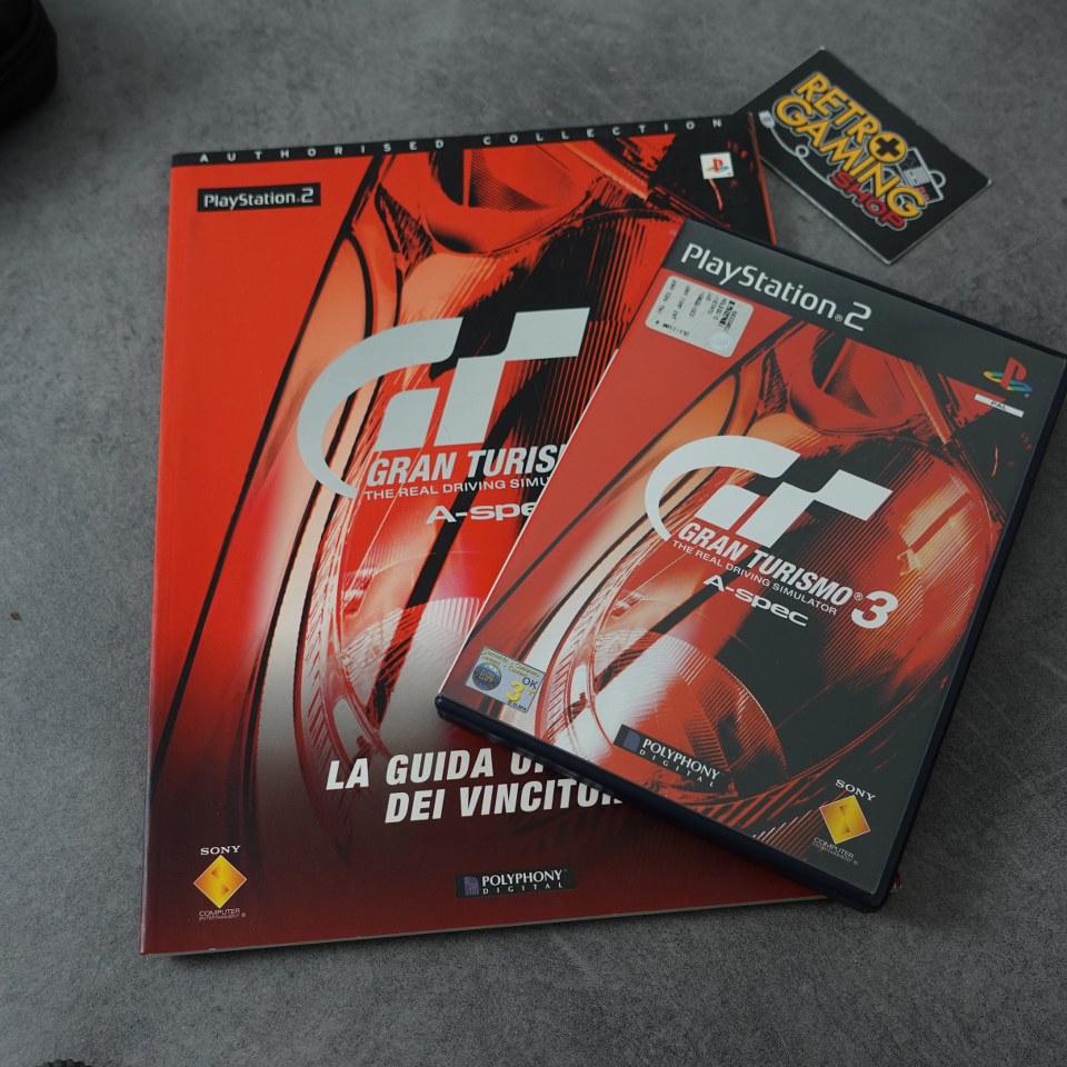 Vendita Gran Turismo 3 A-Spec + Guida Strategica - Retrogaming Shop