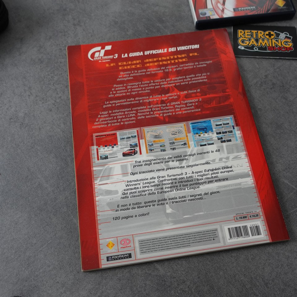 Vendita Gran Turismo 3 A-Spec + Guida Strategica - Retrogaming Shop