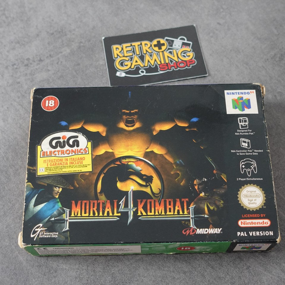 Vendita Mortal Kombat 4 - Retrogaming Shop