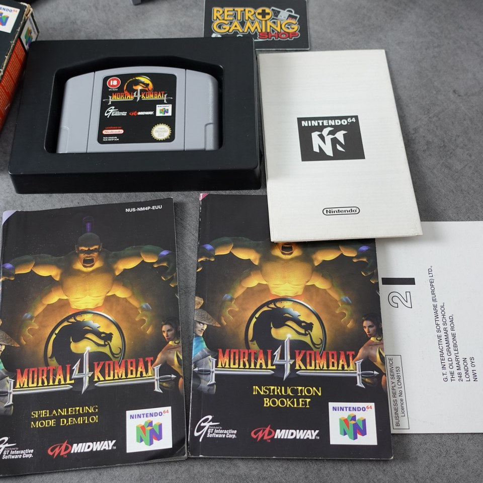 Vendita Mortal Kombat 4 - Retrogaming Shop