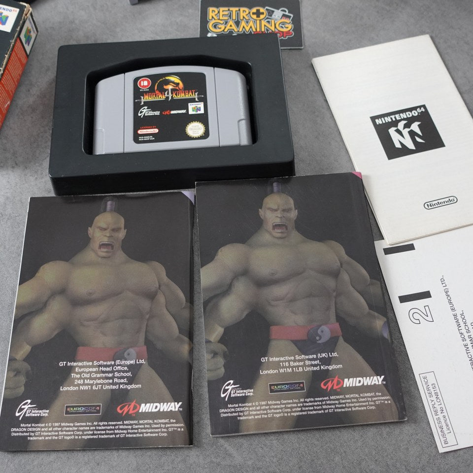 Vendita Mortal Kombat 4 - Retrogaming Shop