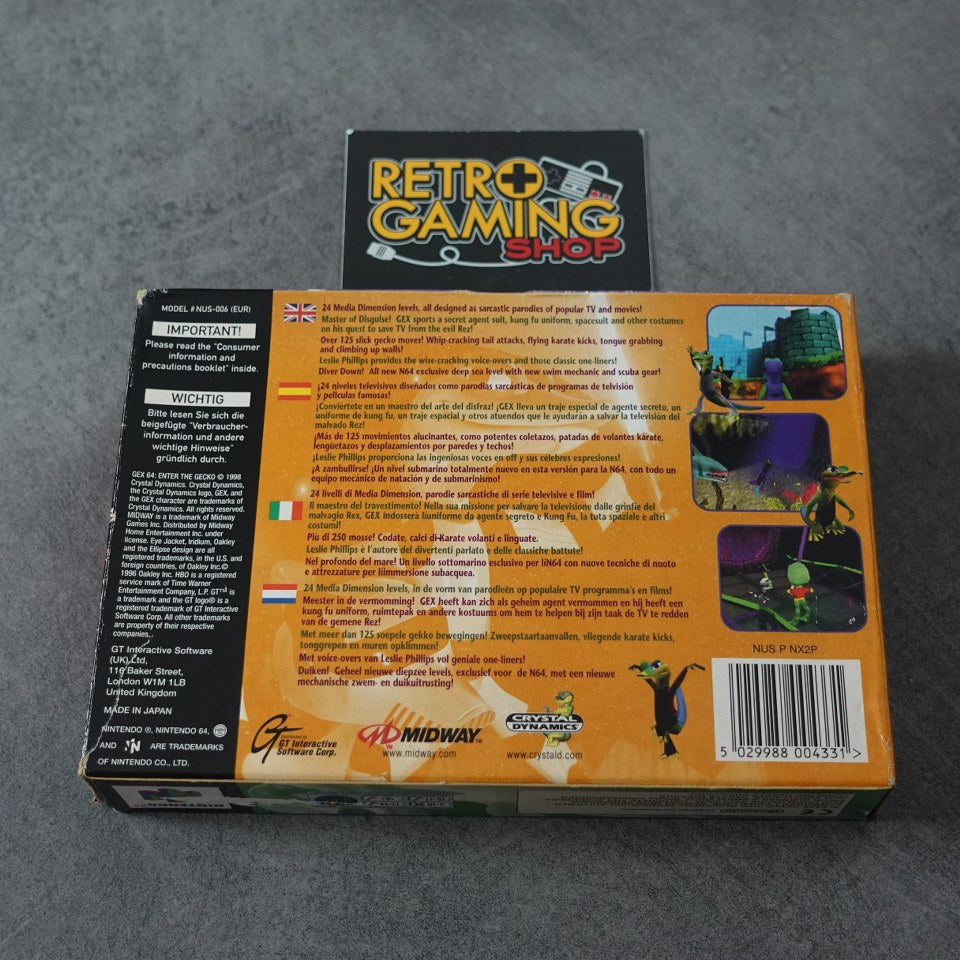 Vendita Gex 64 Enter The Gecko - Retrogaming Shop