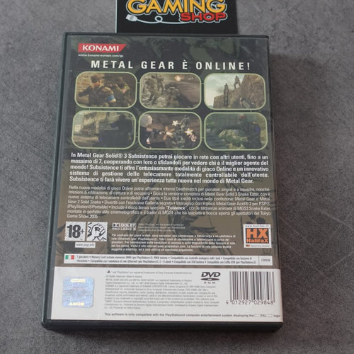 Metal Gear Solid 3: Subsistence