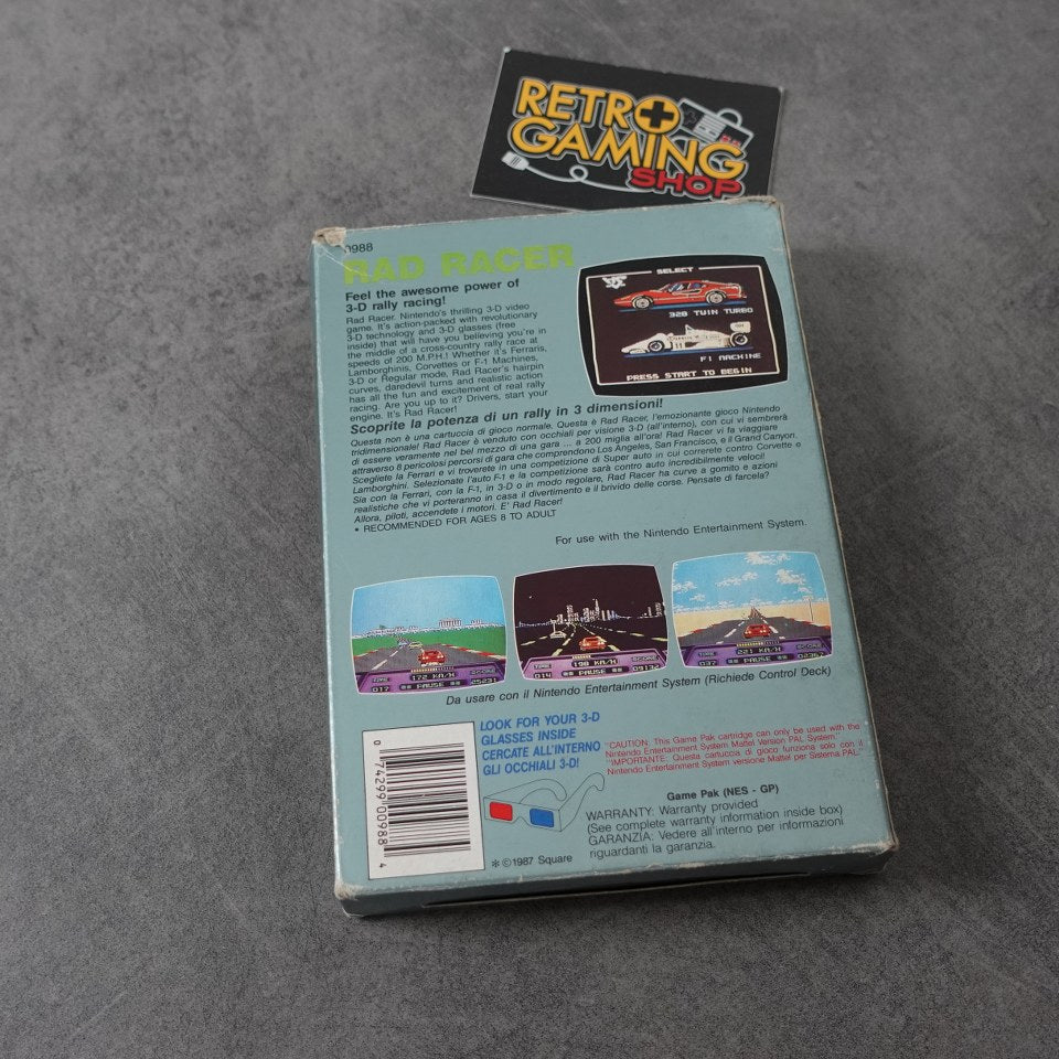 Vendita Rad Racer - Retrogaming Shop
