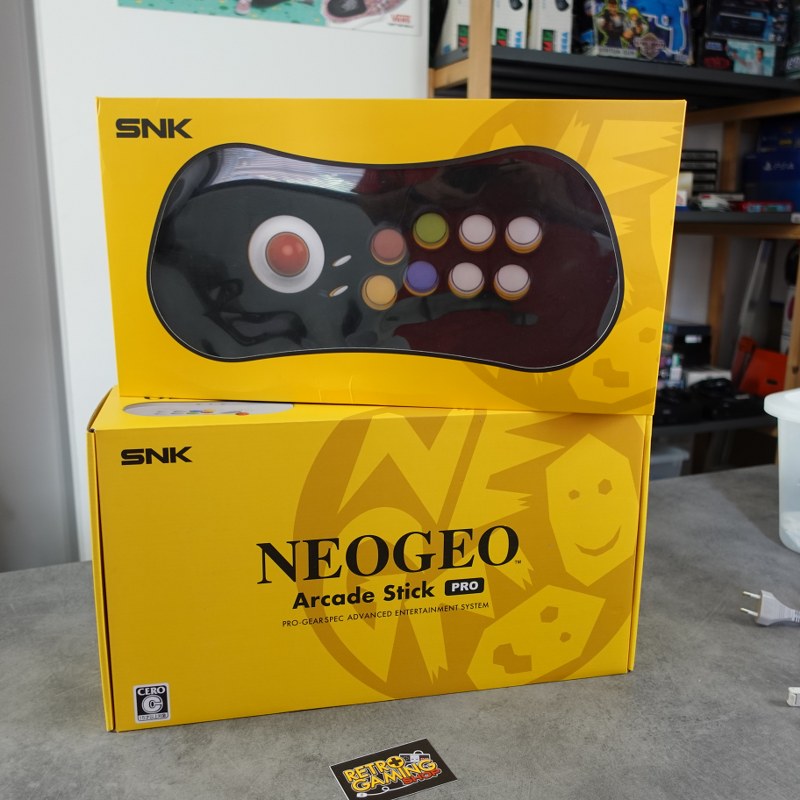Neo Geo Arcade Stick Pro + Silicon Cover Nuovo