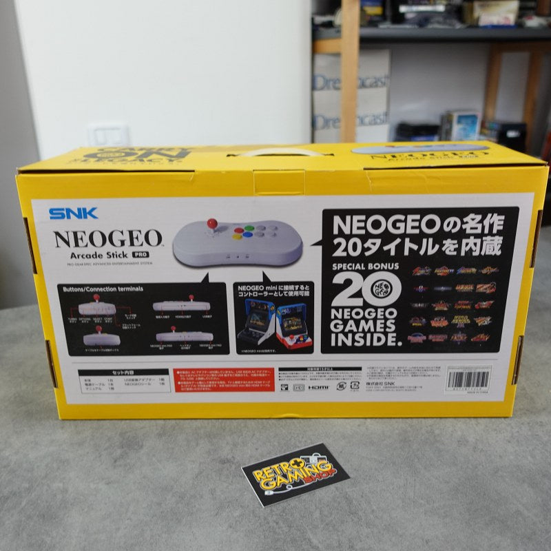 Neo Geo Arcade Stick Pro + Silicon Cover Nuovo