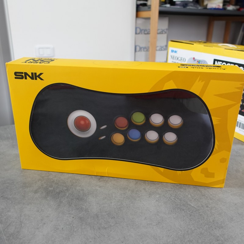 Neo Geo Arcade Stick Pro + Silicon Cover Nuovo