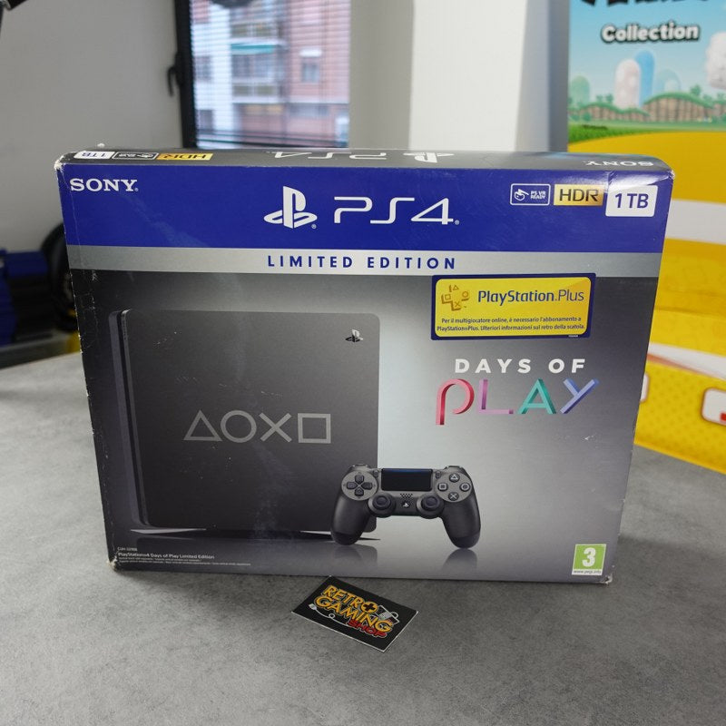 Vendita Playstation 4 Limited Edition Days of Play 1 TB - Retrogaming Shop
