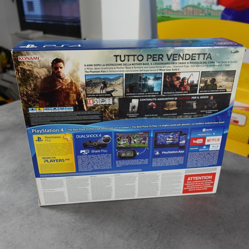 Vendita Playstation 4 Metal Gear Solid The Phantom Pain Bundle - Retrogaming Shop