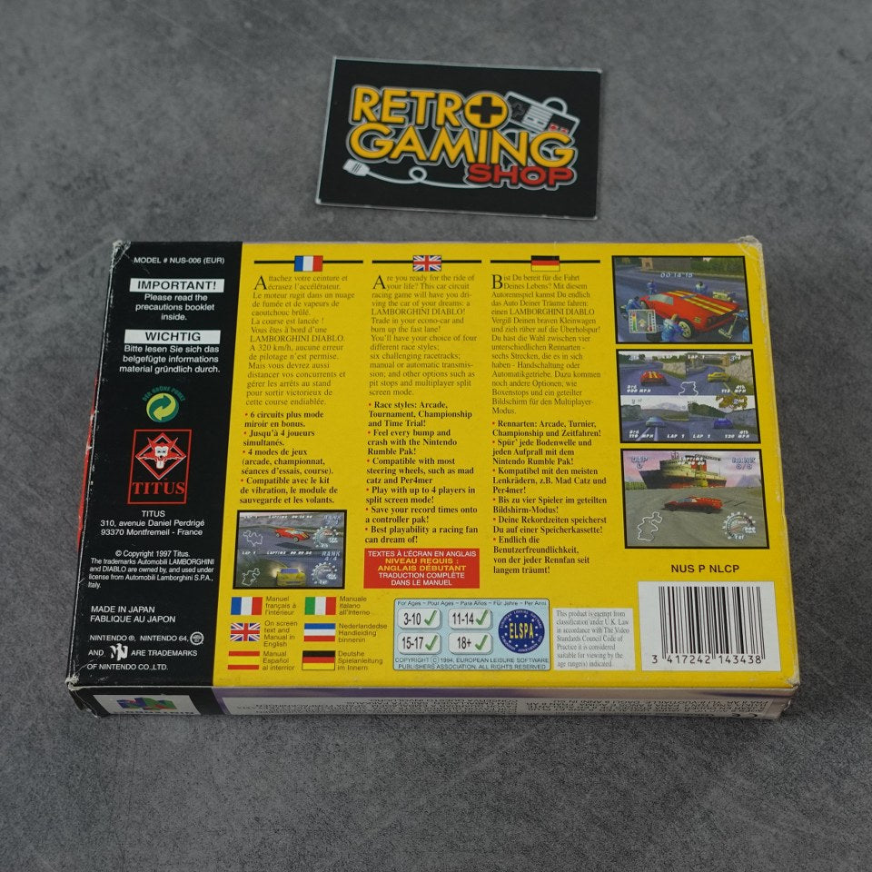 Vendita Automobili Lamborghini - Retrogaming Shop