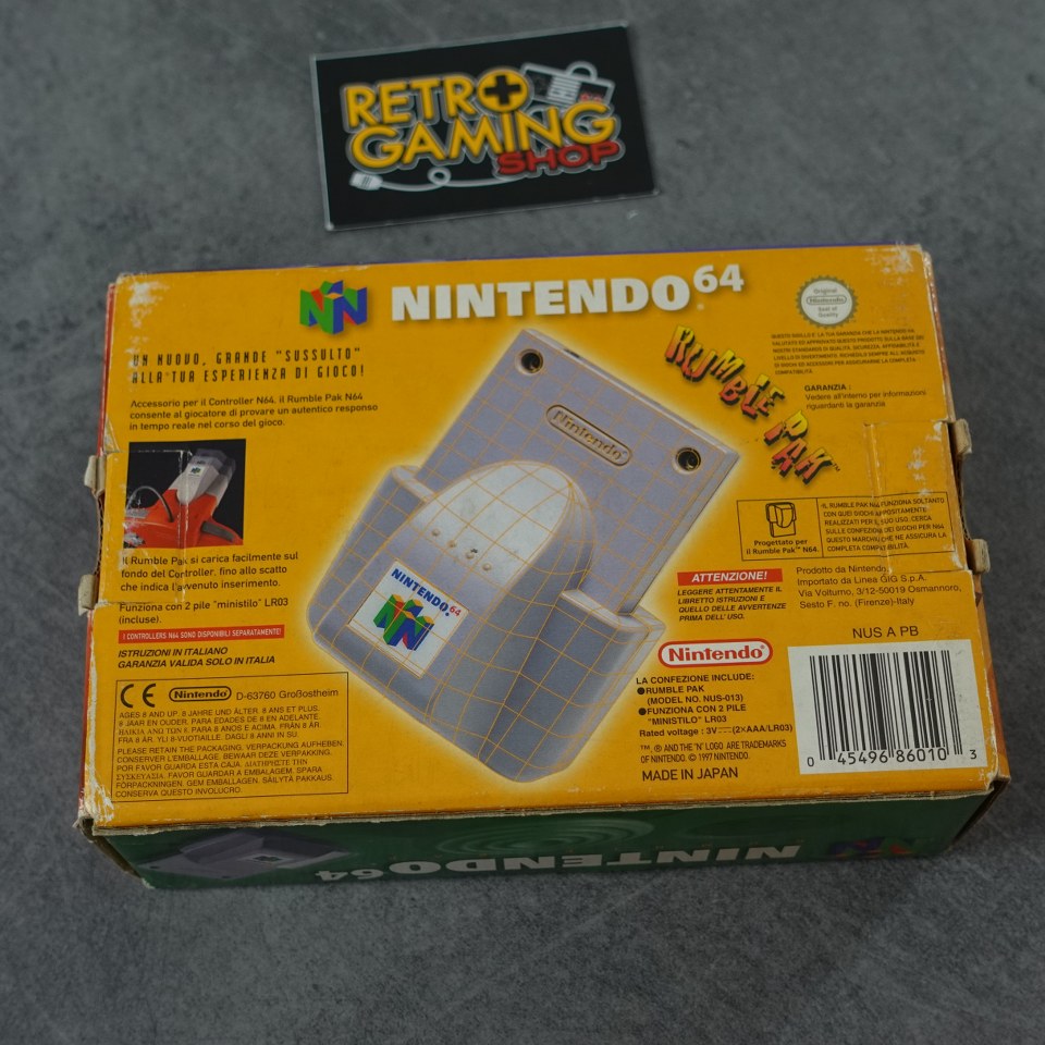 Vendita Nintendo 64 Rumble Pak - Retrogaming Shop
