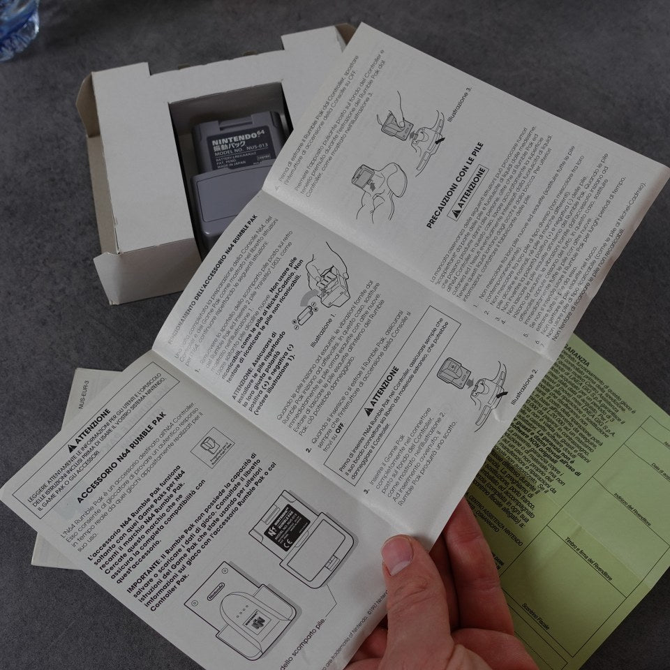 Vendita Nintendo 64 Rumble Pak - Retrogaming Shop
