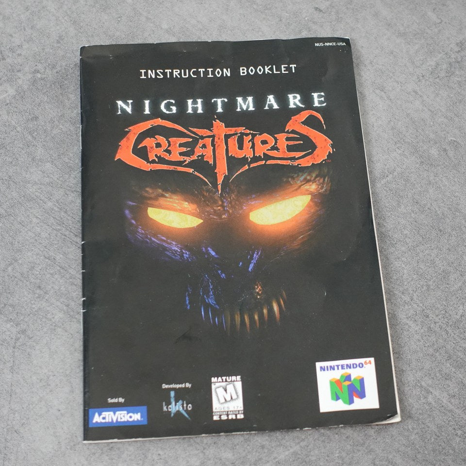 Vendita Nightmare Creatures - Retrogaming Shop