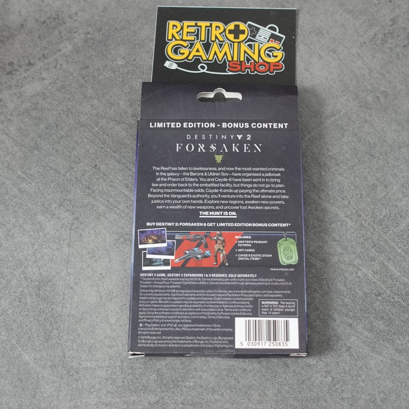 Destiny 2 Forsaken Espansione Limited Edition Bonus Content Nuovo