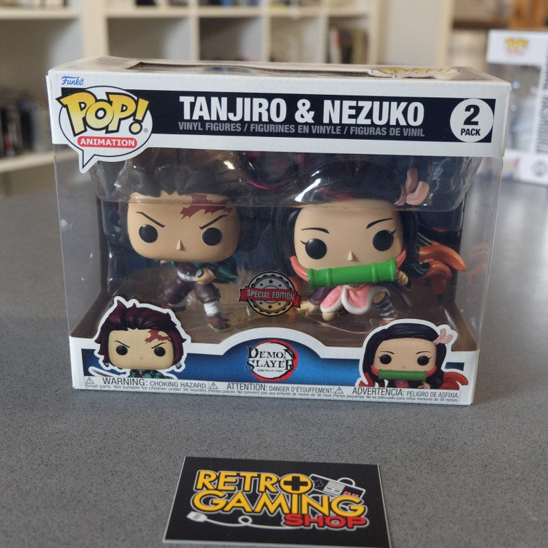 Vendita Demon Slayer Tanjiro & Nezuko 2 Pack - Retrogaming Shop