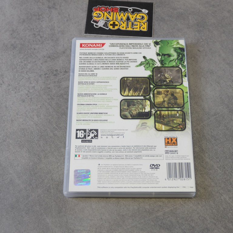 Vendita Metal Gear Solid 3 Snake Eater - Retrogaming Shop