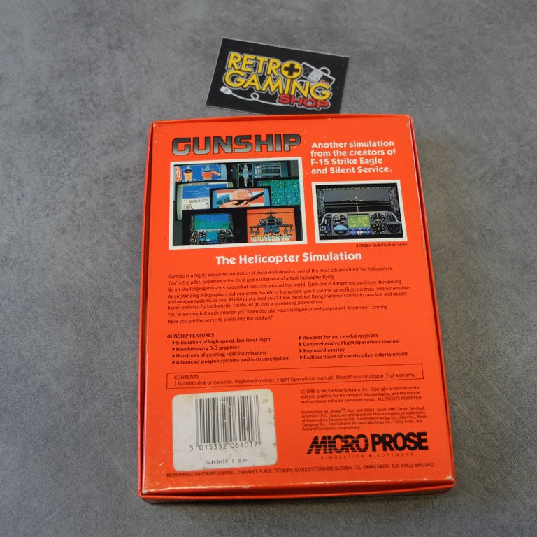 Vendita Gunship The Helicopter Simulation - Retrogaming Shop