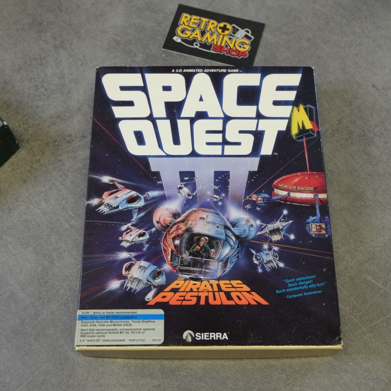 Space Quest III 3 Pirates of Pestulun Microsoft