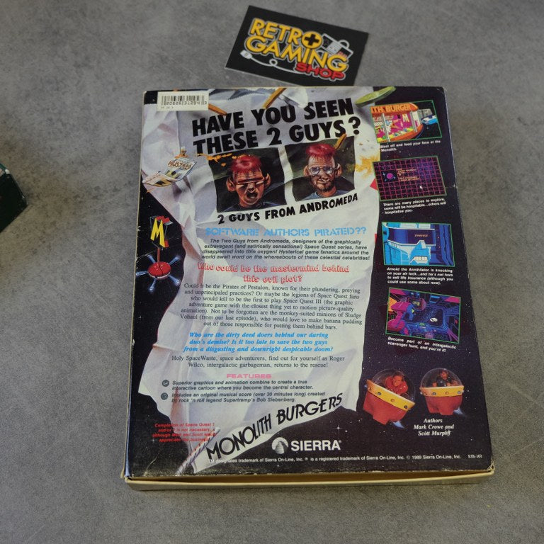 Space Quest III 3 Pirates of Pestulun Microsoft