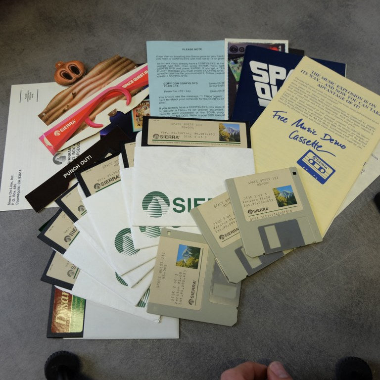 Space Quest III 3 Pirates of Pestulun Microsoft