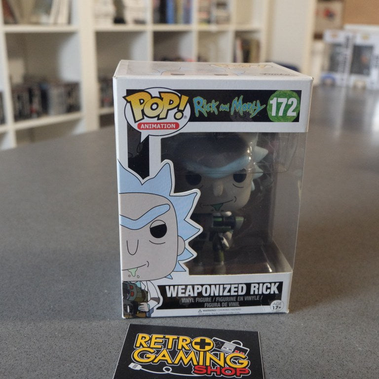 Vendita Rick & Morty Rick With Portal Gun 114 - Retrogaming Shop