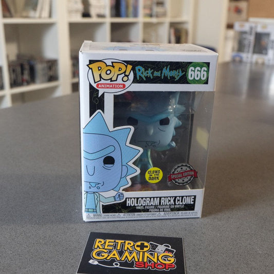 Rick & Morty Hologram Rick Clone 666 Funko