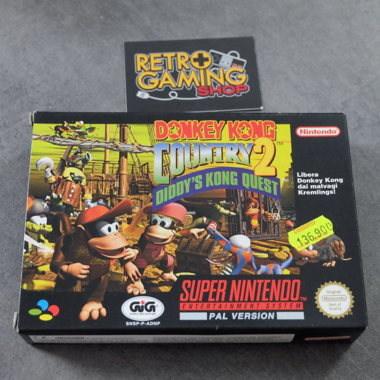 Vendita Donkey Kong Country 2 Diddy’s Kong Quest - Retrogaming Shop