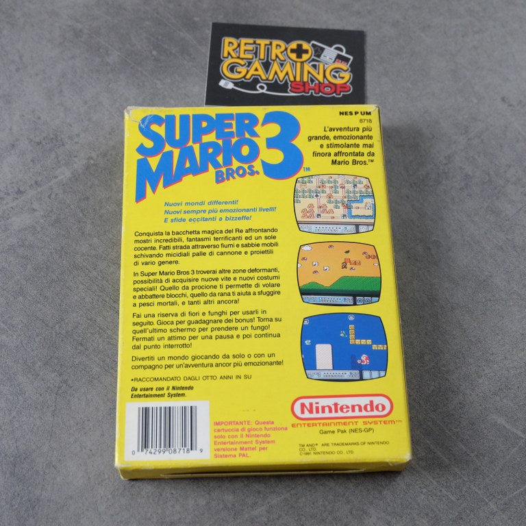 Vendita Super Mario Bros 3 - Retrogaming Shop