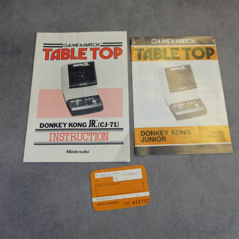 Vendita Game & Watch Table Top Donkey Kong Jr. - Retrogaming Shop