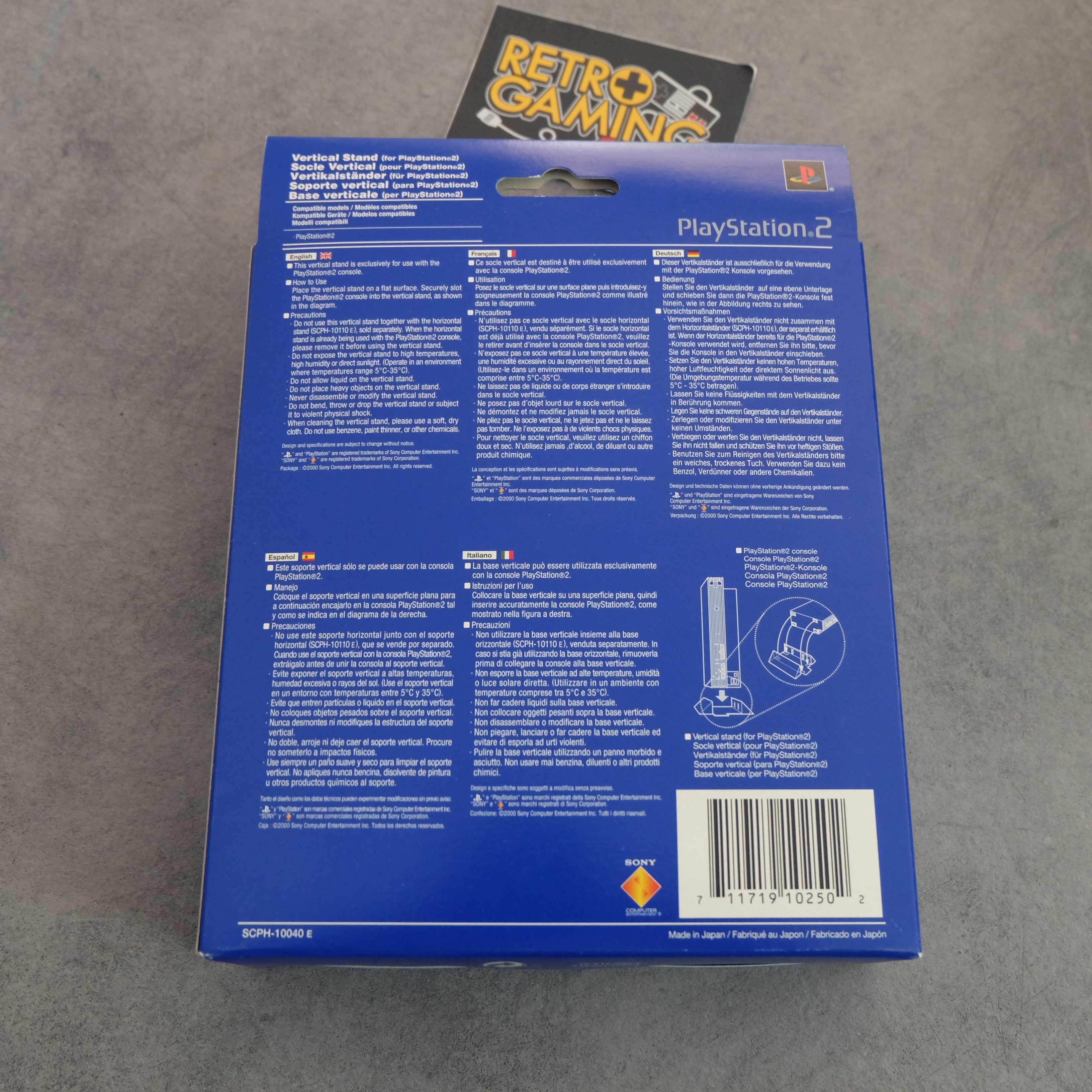 Vendita Vertical Stand Sony Ps2 Fat - Retrogaming Shop