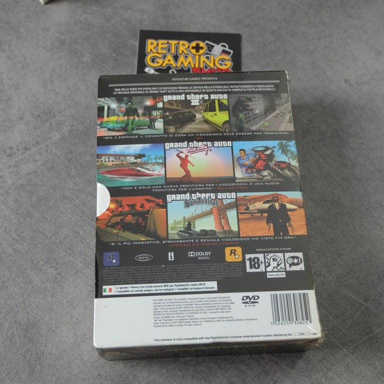 Vendita Grand Theft Auto La Trilogia Nuovo - Retrogaming Shop