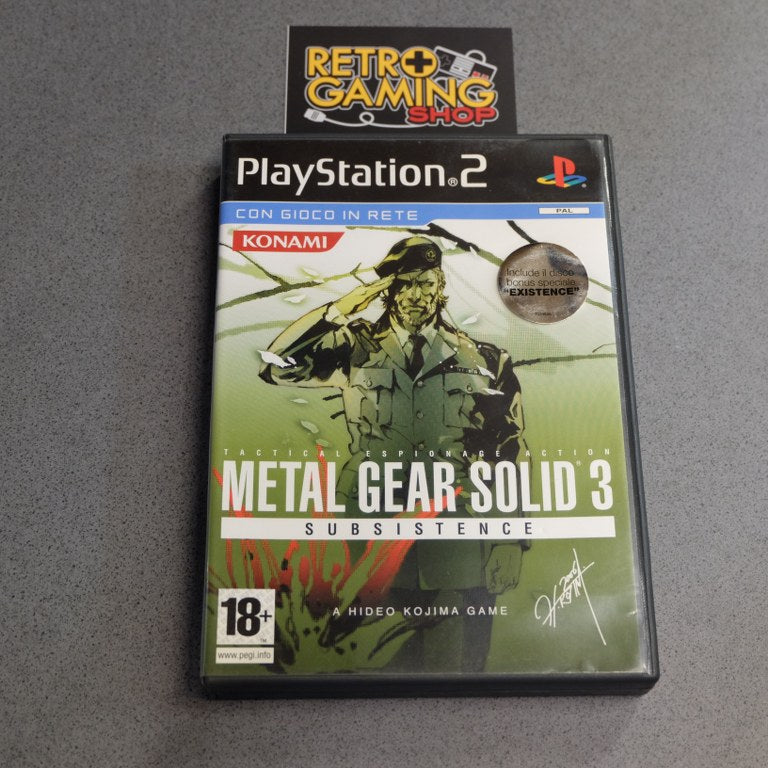 Metal Gear Solid 3: Subsistence Sony